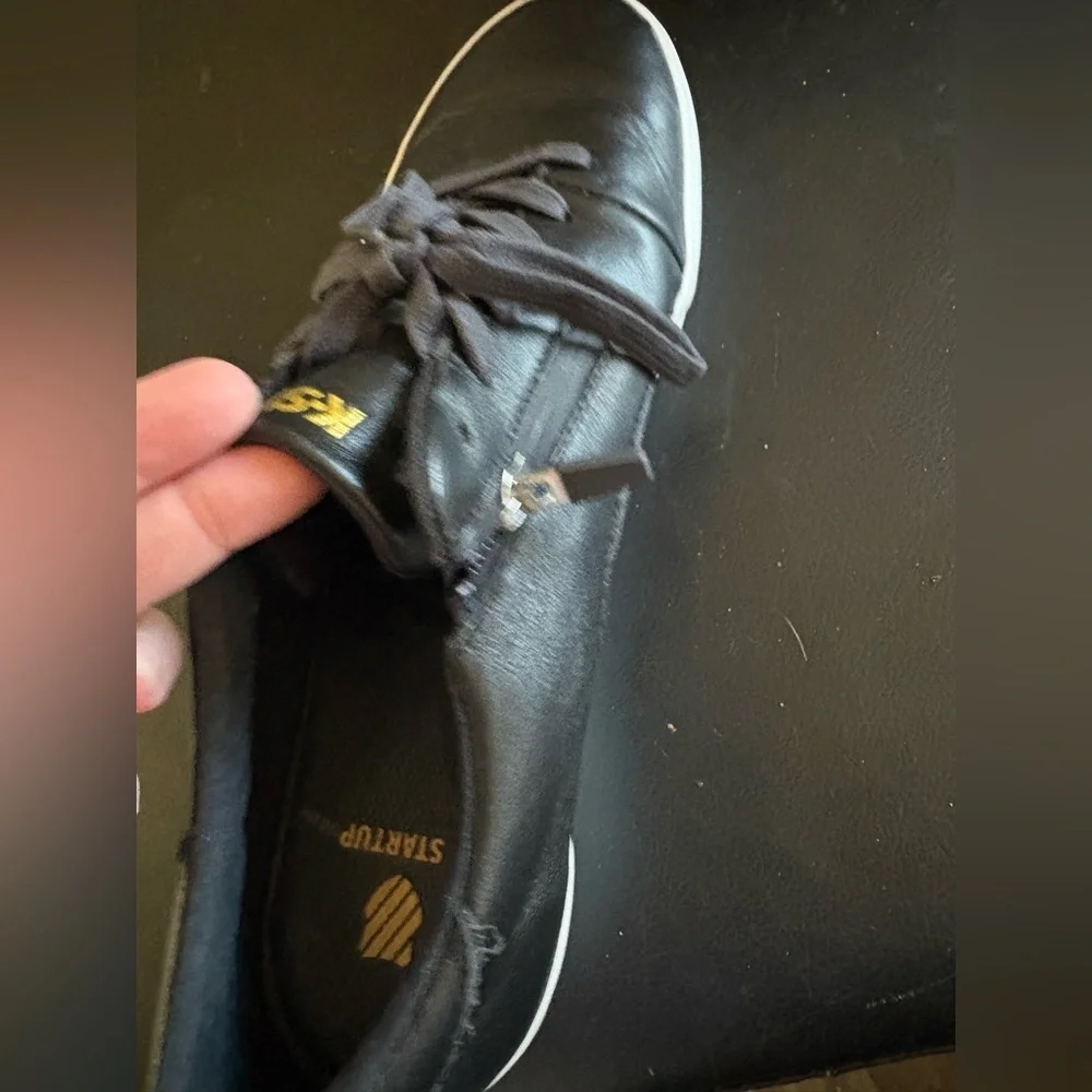 K-Swiss Men's Black and White Sneakers